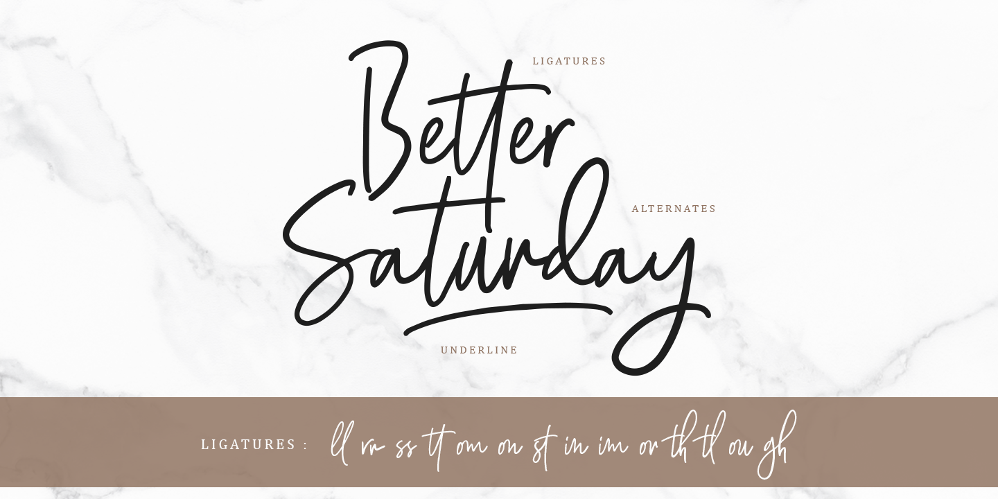 Beispiel einer Hughson Alt Regular-Schriftart